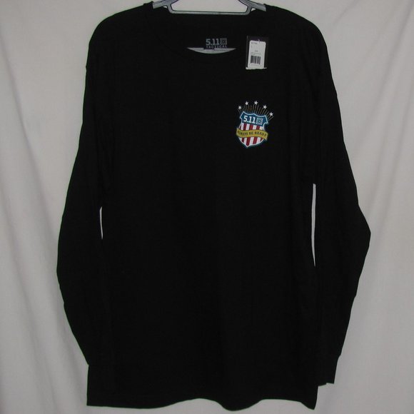 NEW Mens' 5.11 Tactical Jerry Eagle Shield Graphic Long Sleeve Shirt Size Large - Picture 5 of 11
